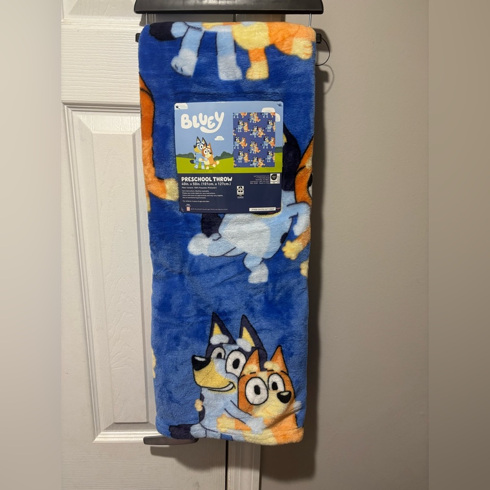 Bluey Preschool Throw Blanket